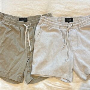 PacSun Dark Beige and Gray Shorts Set